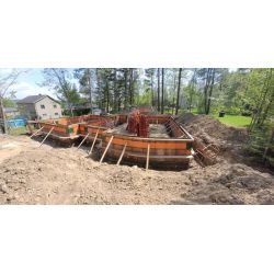 Rental of concrete formwork panels